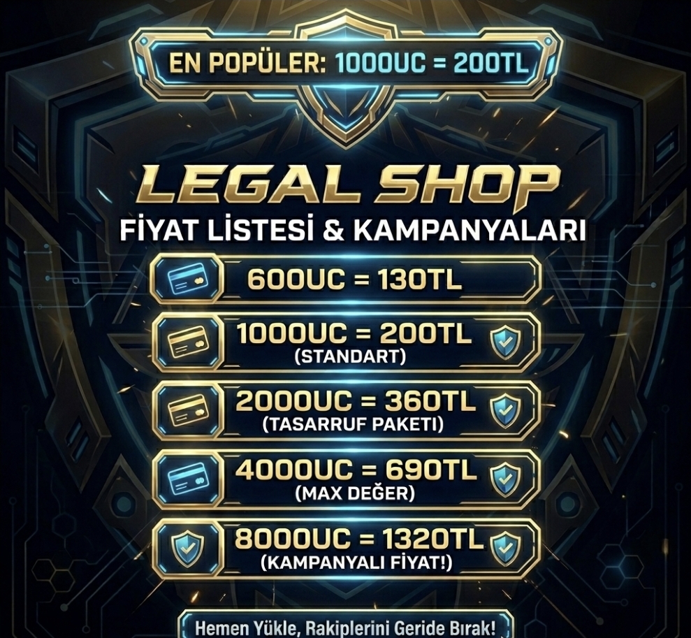 ✅Dupe seklinde UC 1000UC=200TL ID yukleme