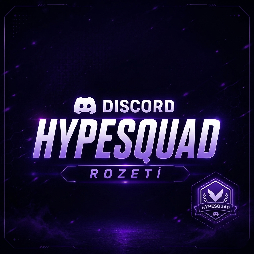 DISCORD HESABINIZA HYPESQUAT ROZETI.!